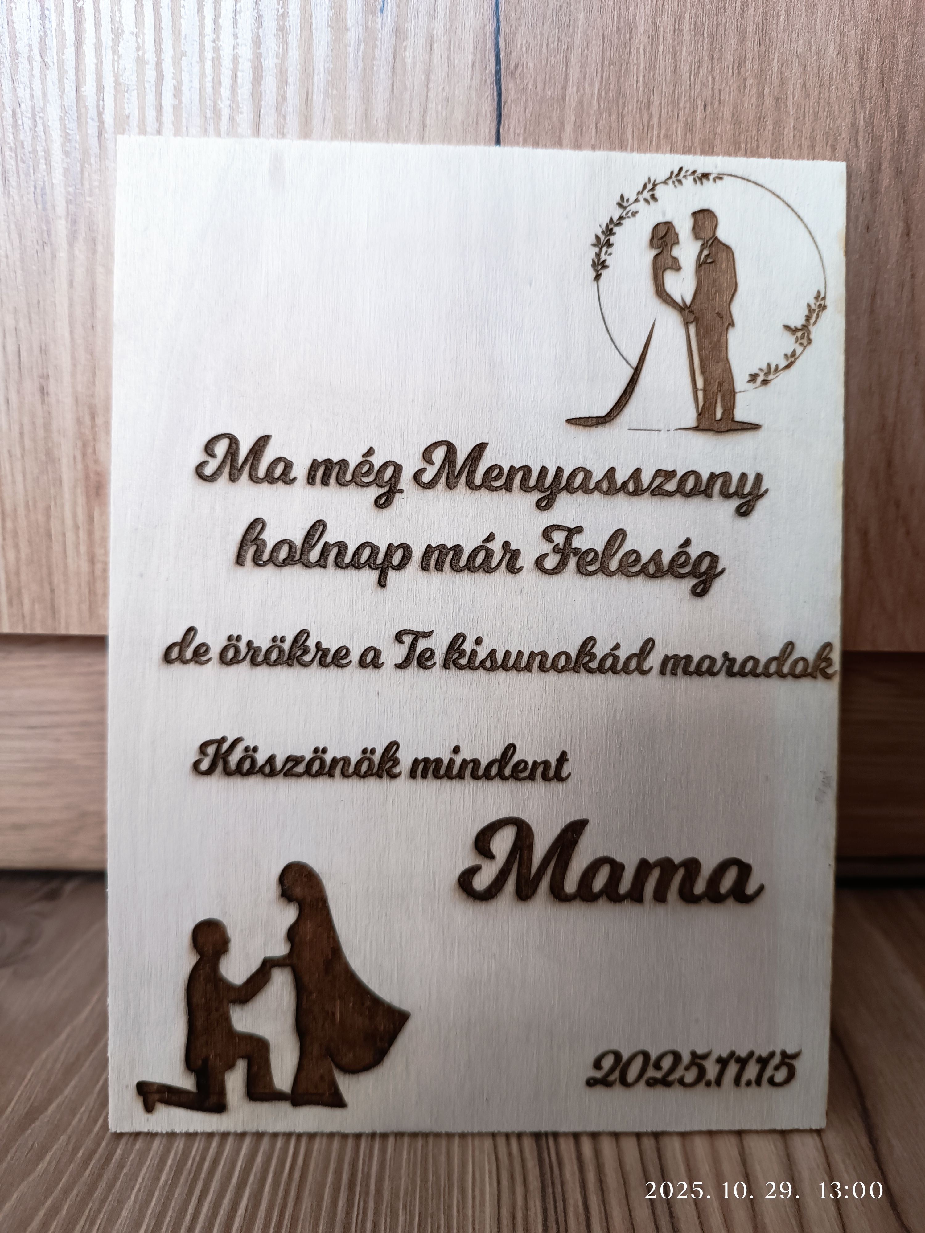 Esküvői köszönőajándék